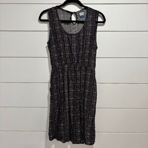 Kavu Electric Grid sleeveless dress w/elastic waist and pockets size M